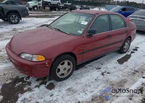 1993 Honda Civic Lx из США, поврежденный, VIN 1HGEG8659PL035567